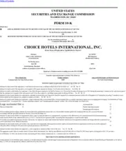 Choice Hotels International Inc.