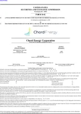 Chord Energy Corporation