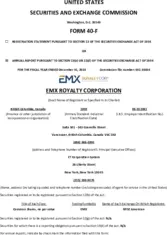 EMX Royalty Corporation