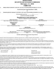 Establishment Labs Holdings Inc.