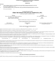 First Business Financial Services Inc