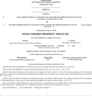 Four Corners Property Trust, Inc.