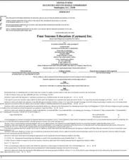 Four Seasons Education (Cayman) Inc.