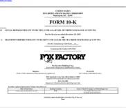 Fox Factory Holding Corp