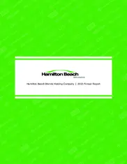 Hamilton Beach Brands Holding Company