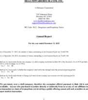 Healthwarehouse.com Inc.