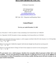 Healthwarehouse.com Inc.