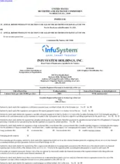 Infusystem Holdings