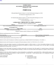 Laboratory Corporation of America Holdings