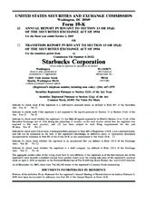 Starbucks Corp.