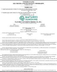 Natures Sunshine Products