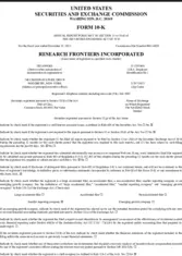 Research Frontiers Inc.