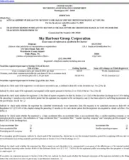 Sky Harbour Group Corporation
