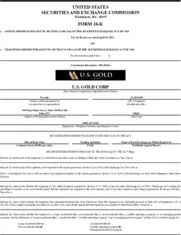 U.S. Gold Corp.