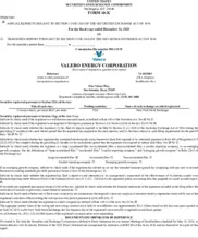 Valero Energy Corp.