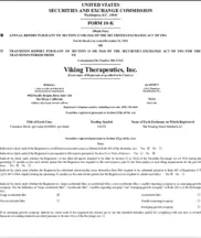 Viking Therapeutics, Inc.