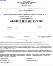 Windtree Therapeutics, Inc.