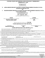 J. W. Mays, Inc.