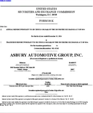 Asbury Automotive Group, Inc.