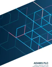 Adams Plc