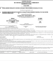 Alphatec Holdings Inc