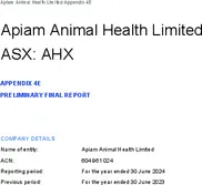Apiam Animal Health Limited