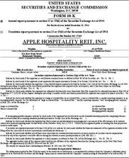 Apple Hospitality REIT Inc