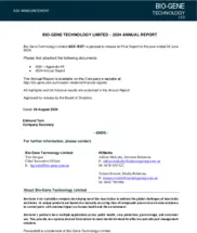 Bio-Gene Technology Limited
