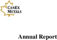 Canex Metals Inc.