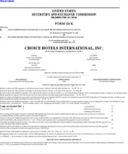Choice Hotels International Inc.