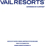 Vail Resorts Inc.