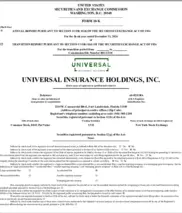 Universal Insurance Holdings, Inc.