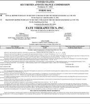 Fate Therapeutics