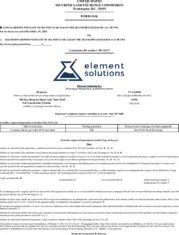 Element Solutions