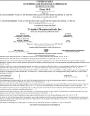 Crinetics Pharmaceuticals, Inc.