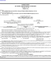 Gain Therapeutics, Inc.