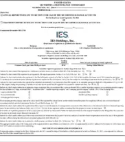 IES Holdings, Inc.