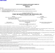 First Business Financial Services Inc