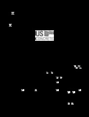  U.S. Concrete, Inc.