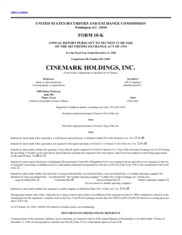 Cinemark Holdings