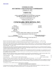 Cinemark Holdings