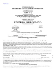Cinemark Holdings