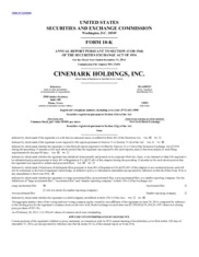 Cinemark Holdings