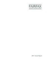 Fairfax Financial Holdings Ltd
