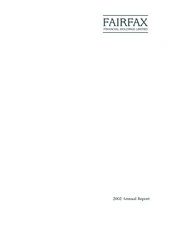 Fairfax Financial Holdings Ltd