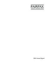 Fairfax Financial Holdings Ltd