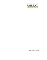 Fairfax Financial Holdings Ltd