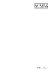 Fairfax Financial Holdings Ltd