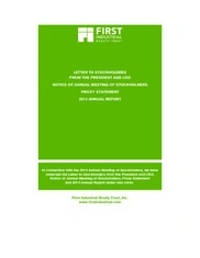 First Industrial Realty Trust Inc.