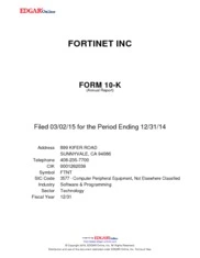 Fortinet Inc.